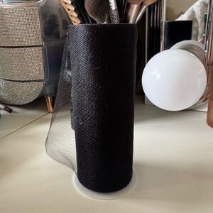 3/$15 Premium Tulle Spool of 5.75" X 25 Yards in Black Nylon